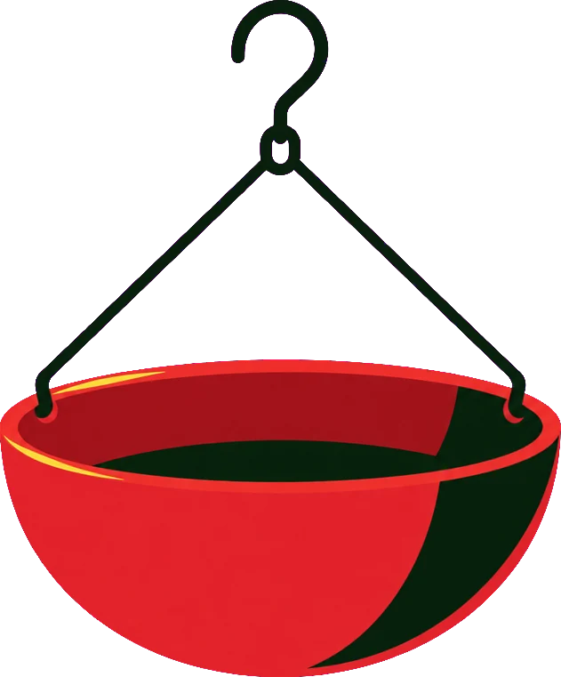 Hanging feeder bowl, the pot